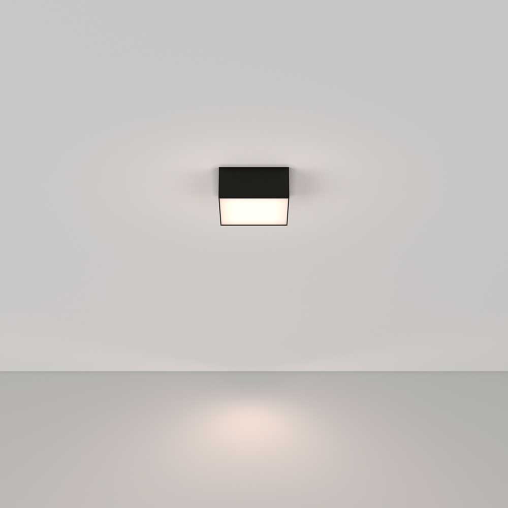 Потолочный светодиодный светильник Maytoni Technical Zon C032CL-12W4K-SQ-B
