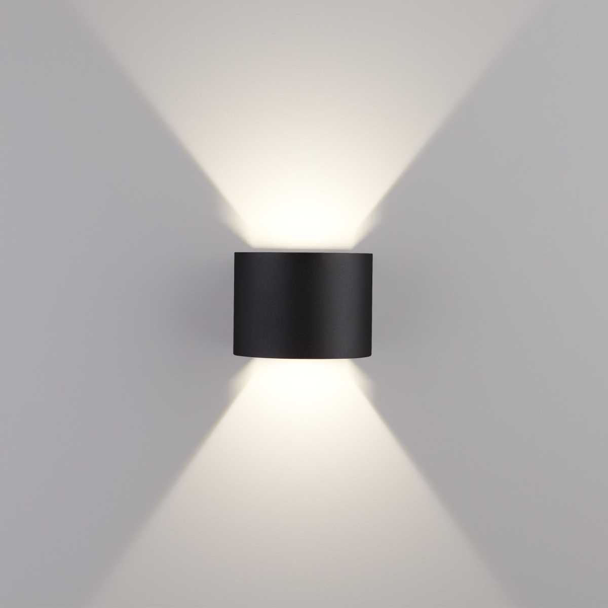 Уличный настенный светодиодный светильник Elektrostandard 1518 Techno LED Blade черный a038828