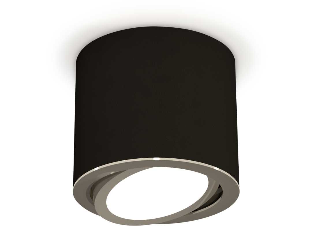 Комплект накладного светильника Ambrella light Techno Spot XS7402002 SBK/PSL черный песок/серебро полированное (C7402, N7003)