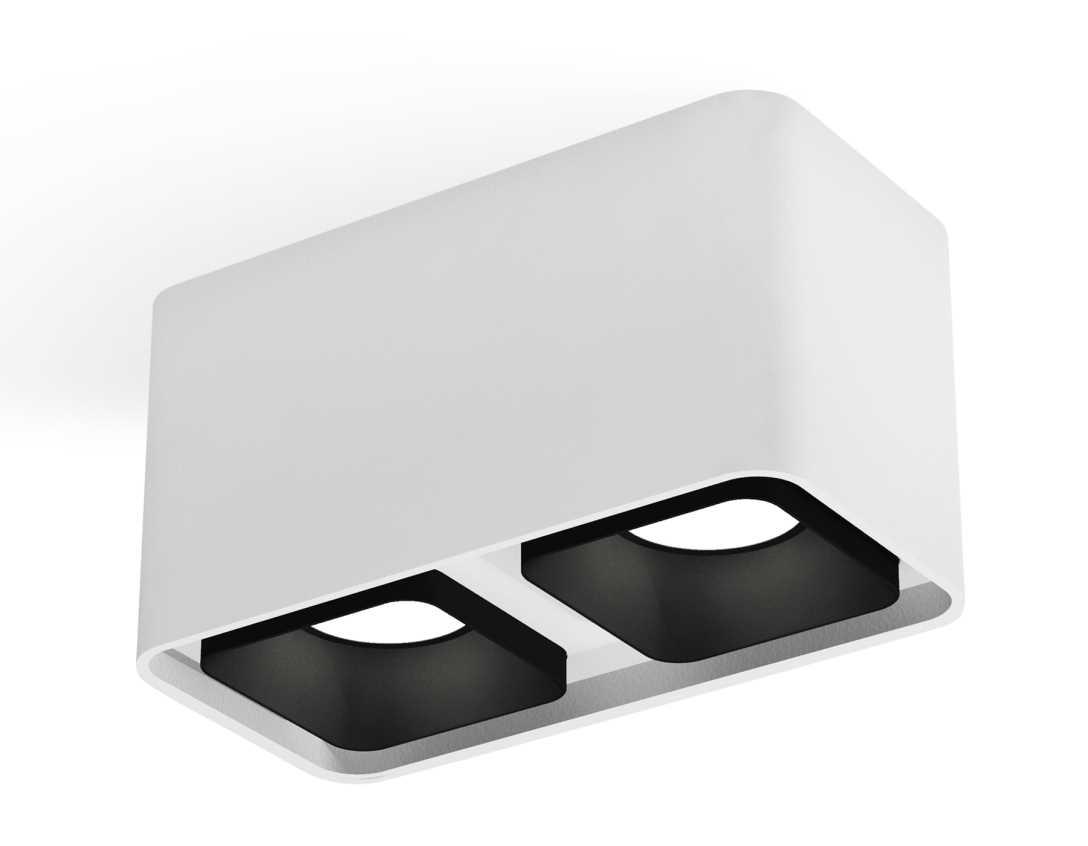 Комплект накладного светильника Ambrella light Techno Spot XS7850002 SWH/SBK белый песок/черный песок (C7850, N7702)