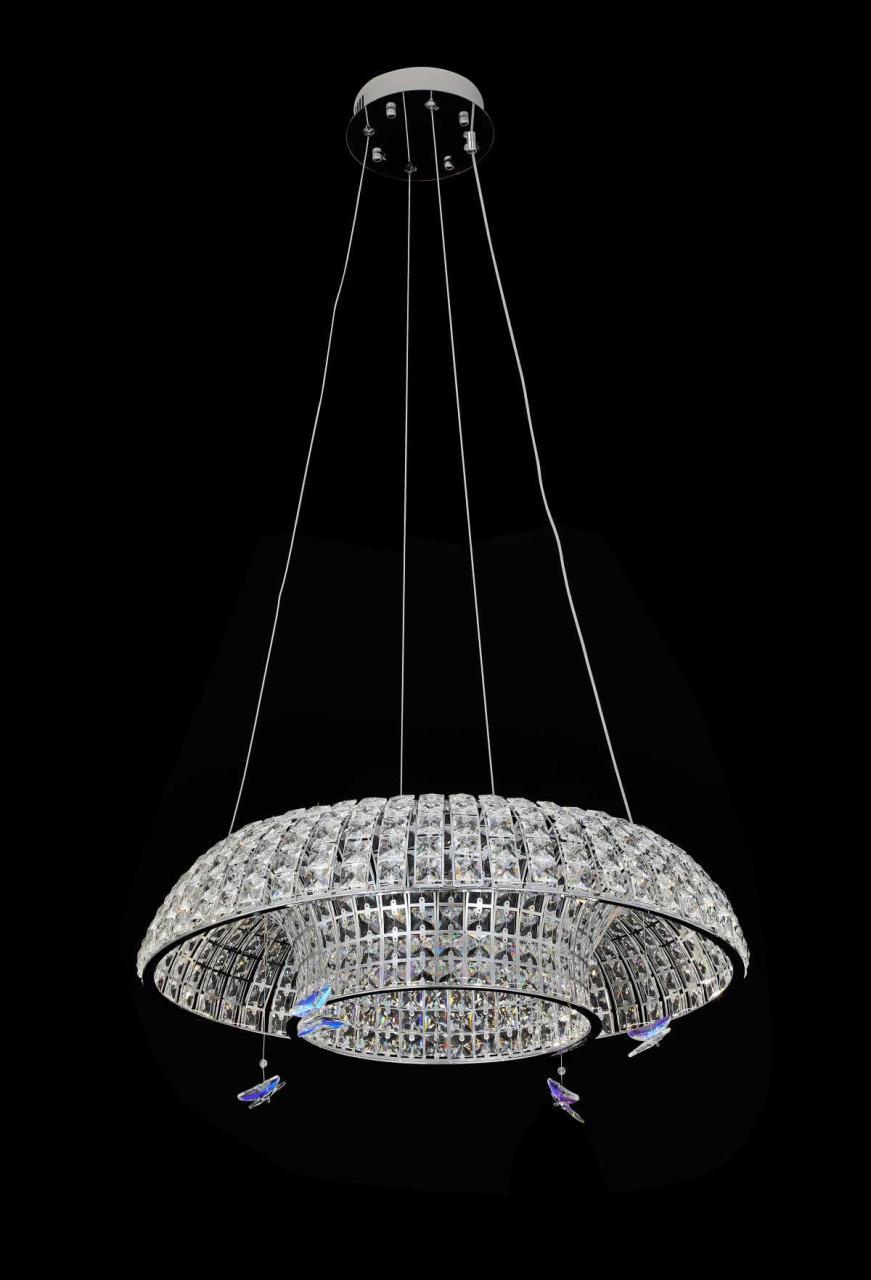 Люстра подвесная Alfa Light F4024-15 600mm CH LED