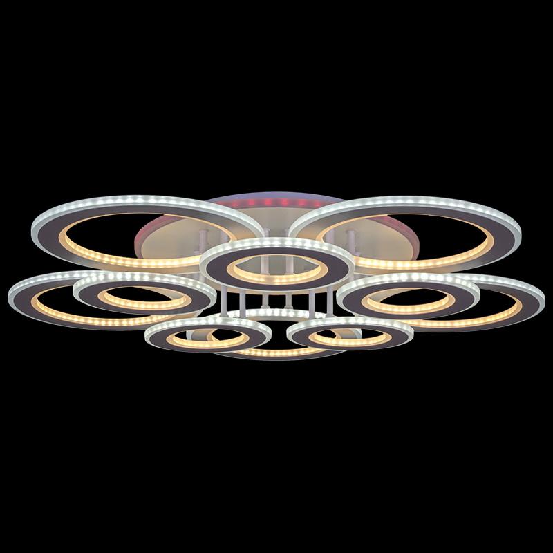 Потолочная светодиодная люстра Reluce 08881-0.3-5+5LED WH (BL+YL)