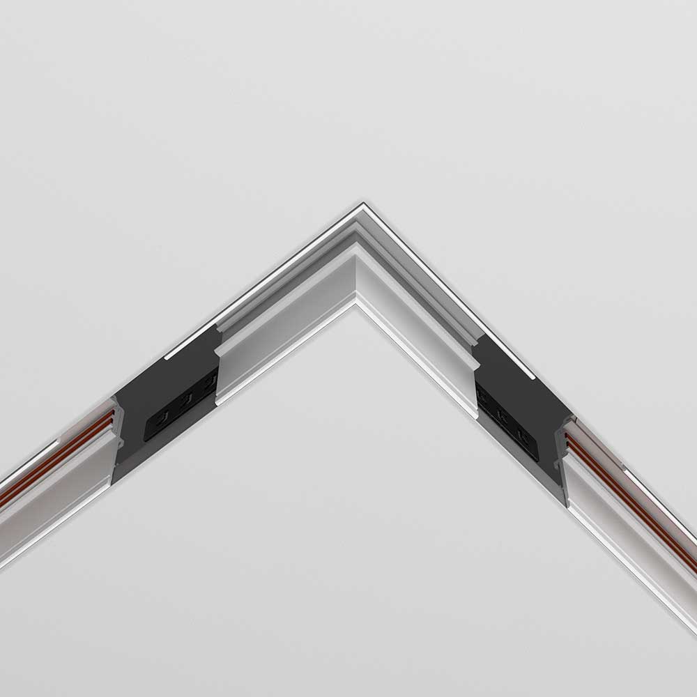 Коннектор L-образный Maytoni Technical Exility Busbur TRACL034-42W-R