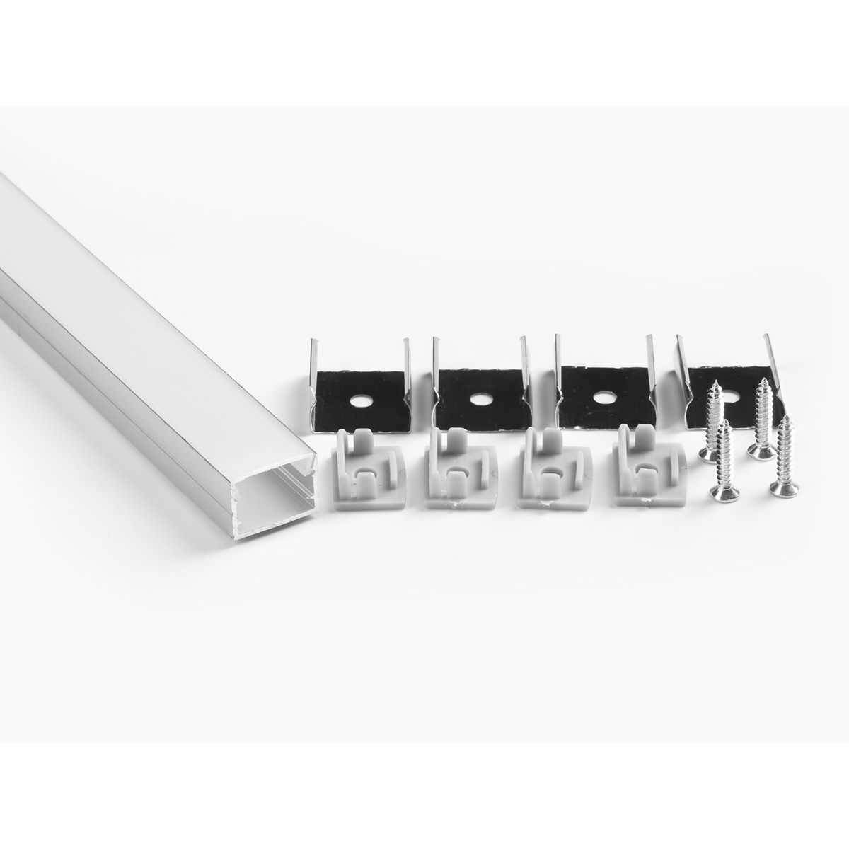 Профиль накладной LEDS POWER СПН1712 алюм. анод-й с матовым рассеивателем 2м 008431