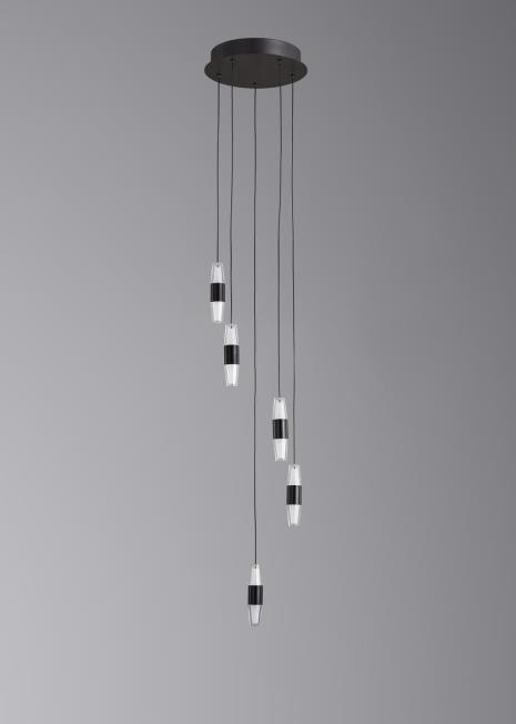 Люстра подвесная Alfa Light F3024-50 BLACK