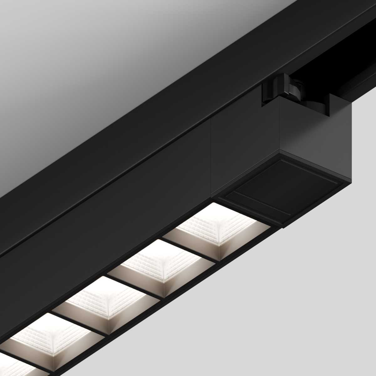 Трековый линейный светильник направленного света Hesby Lighting Skylite Однофазный,342 мм-4000К, 20Вт, чёрный HSBL_0143