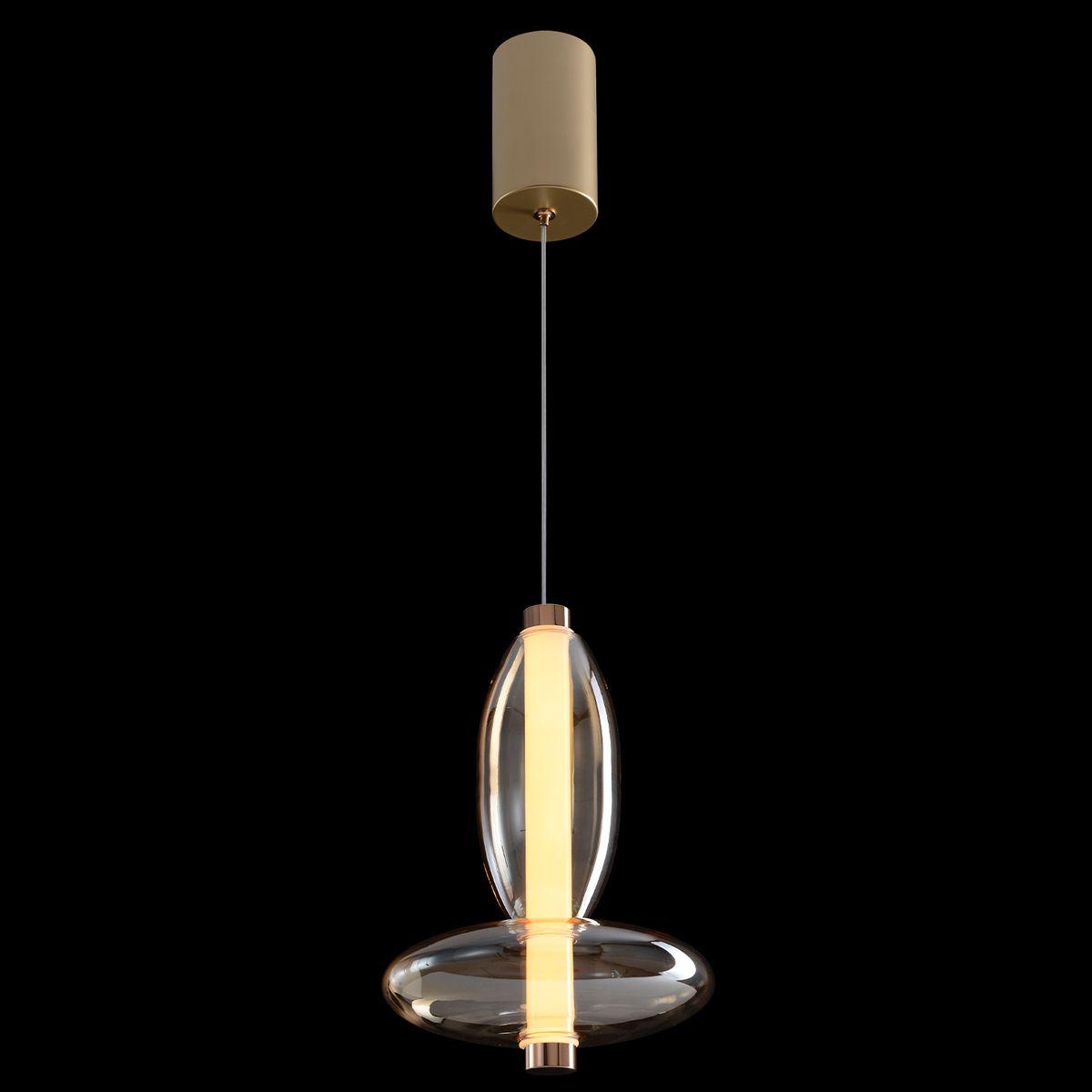 Подвесной светодиодный светильник Crystal Lux Quasar SP7W Led Amber