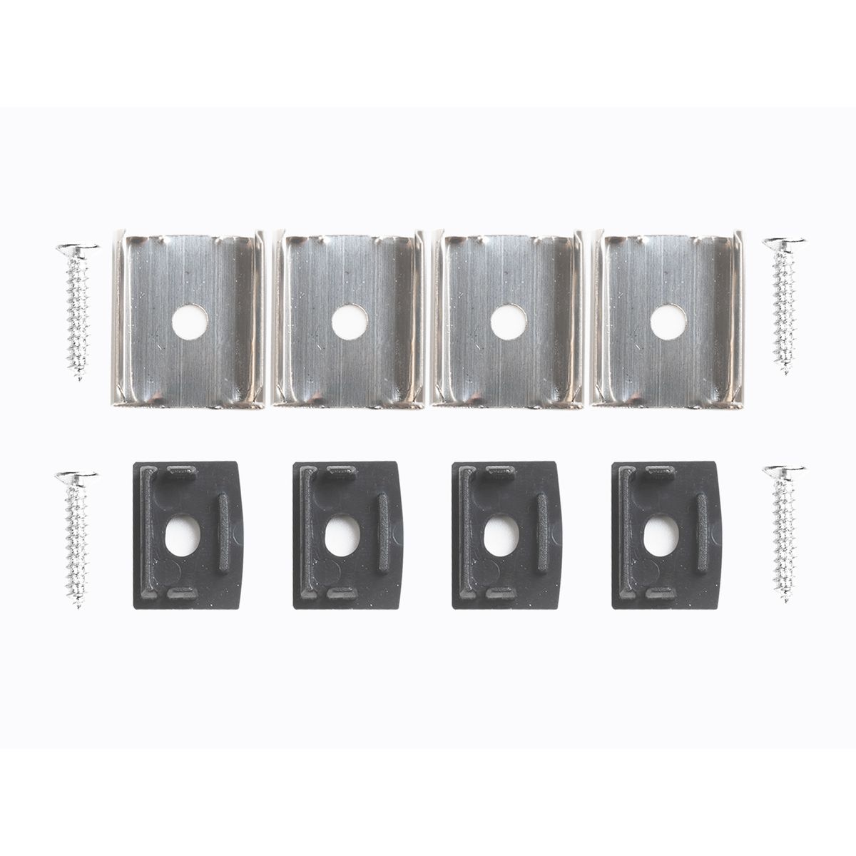 Профиль врезной LEDS POWER СПВ17-2412 алюм. черный с призм.рассеивателем 2м 008462