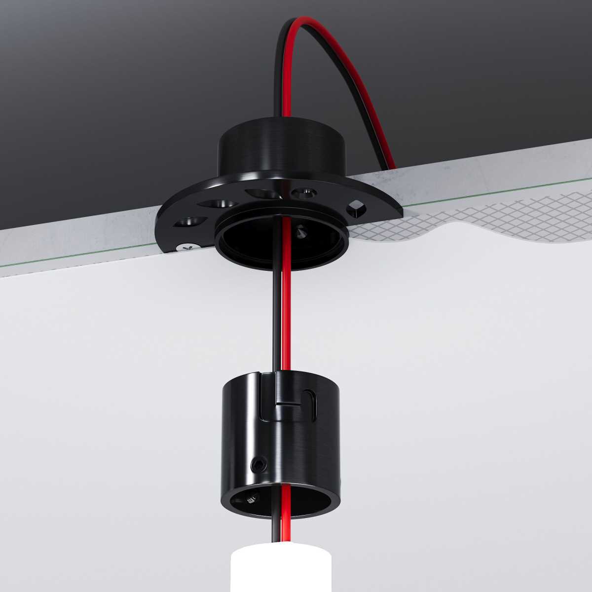 Встраиваемое крепление для круглого гибкого неона Full light черный Elektrostandard a070755