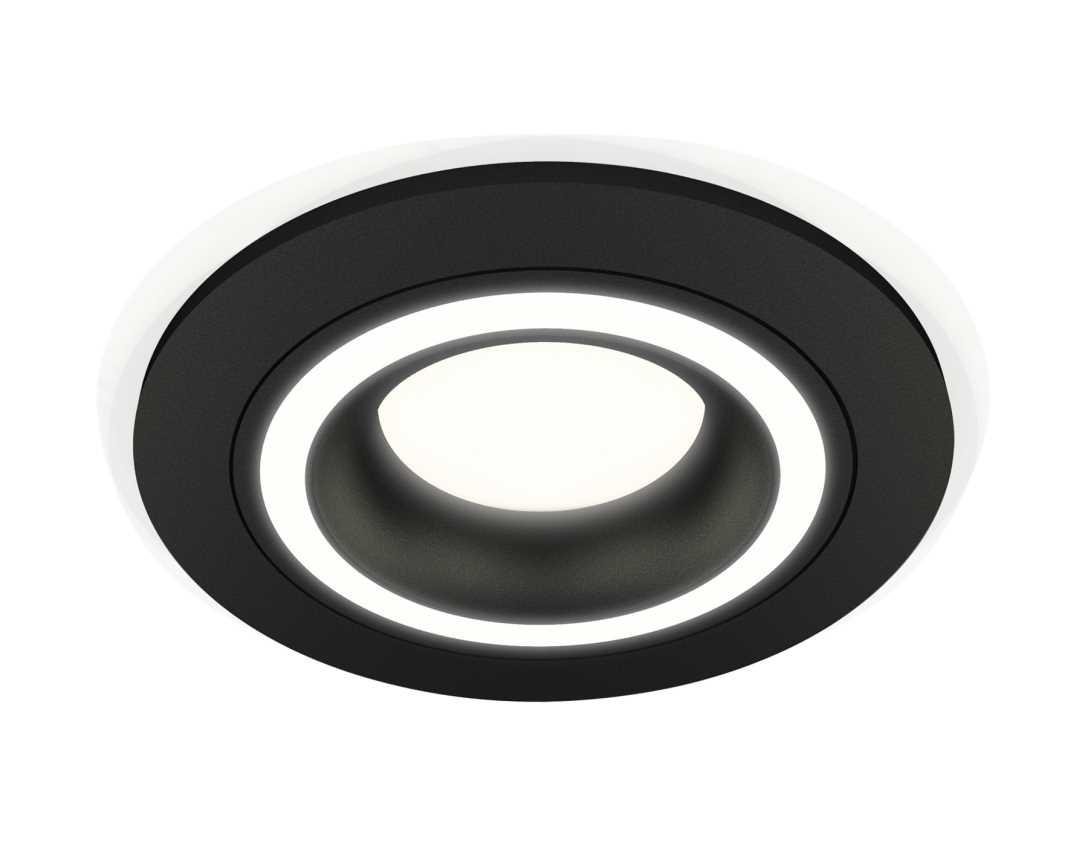 Комплект встраиваемого светильника Ambrella light Techno Spot XC7622040 SBK черный песок (C7622, N7111)