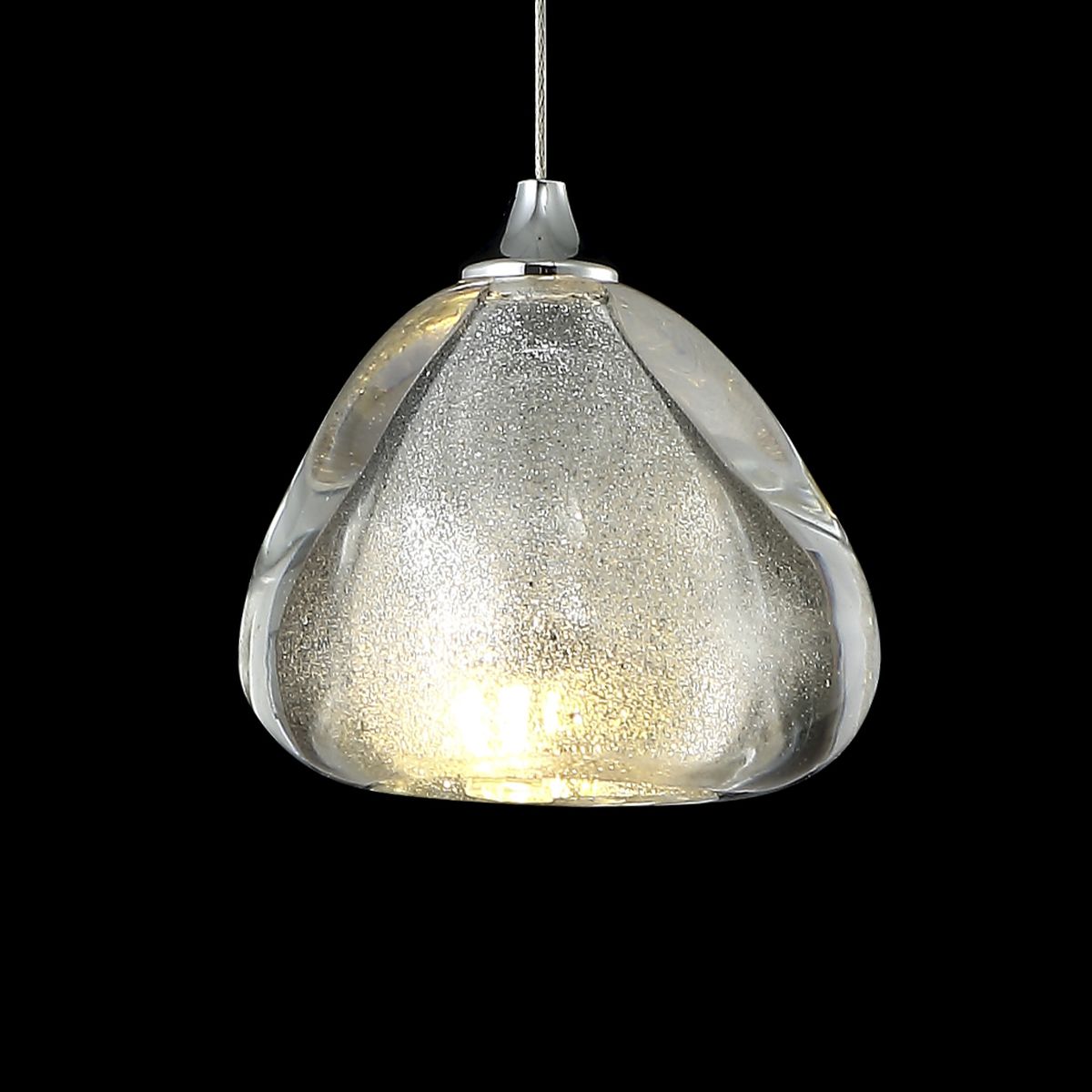 Подвесной светодиодный светильник Crystal Lux Verano SP1 Silver