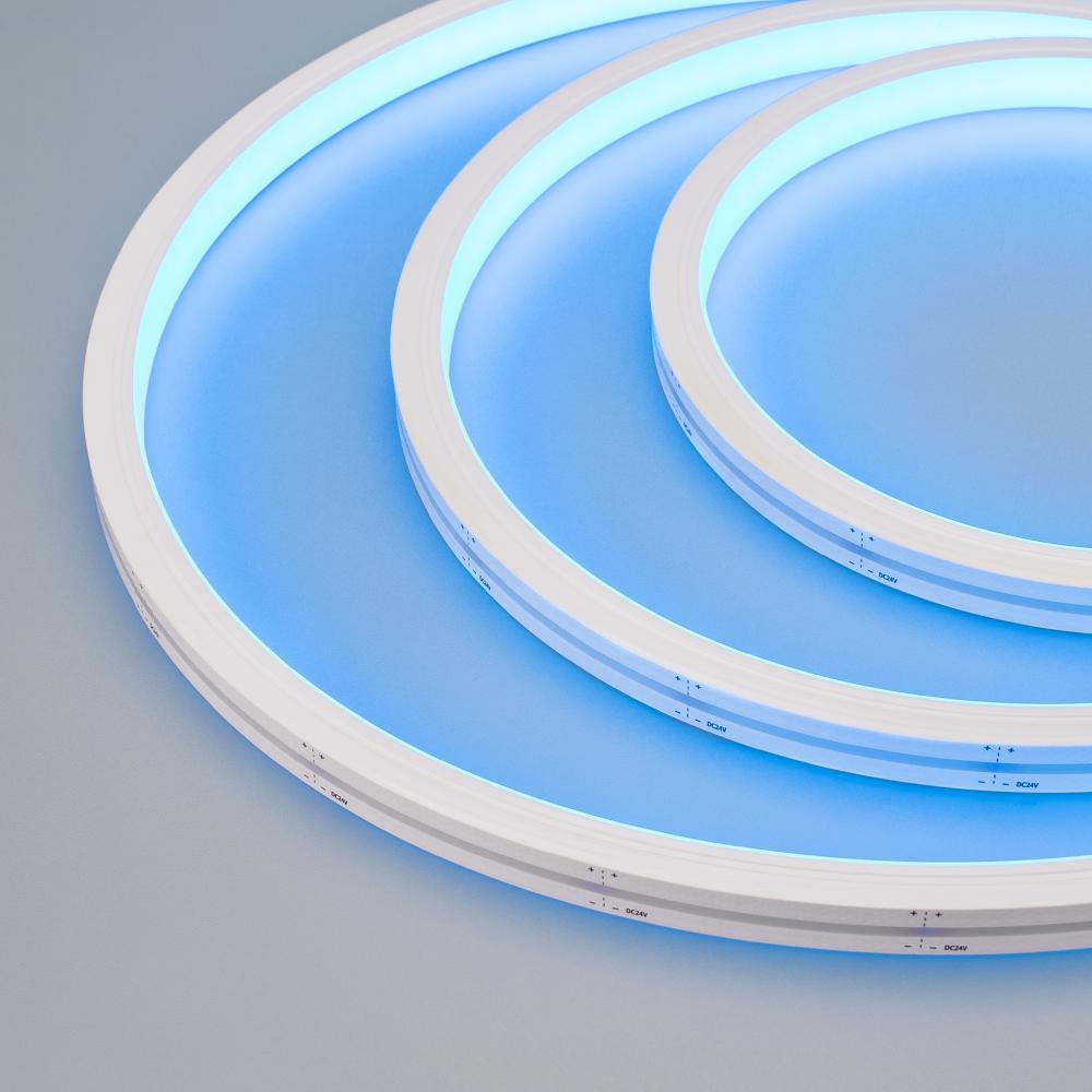 Гибкий неон Arlight 14,4W/m 192LED/m 4040SMD разноцветный/дневной белый 5M ARL-Moonlight-1213-Top 24V RGB-Day 029808