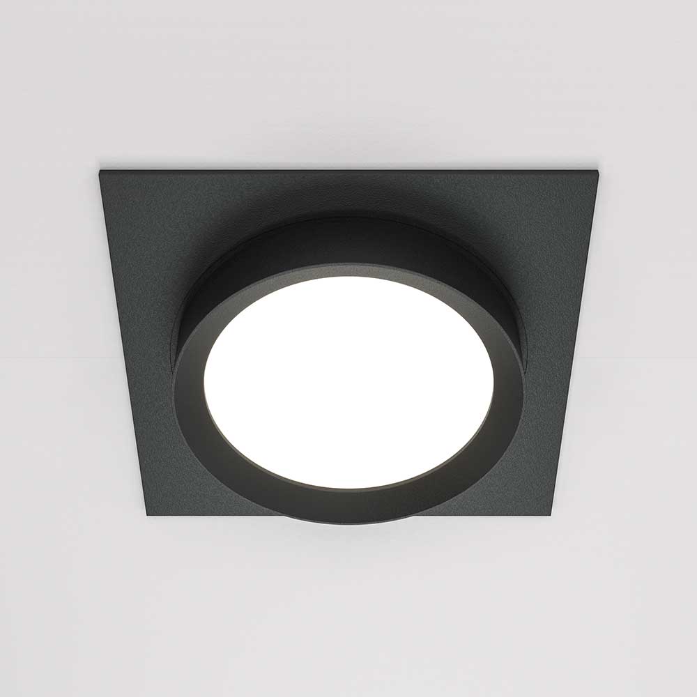 Встраиваемый светильник Maytoni Hoop DL086-GX53-SQ-B