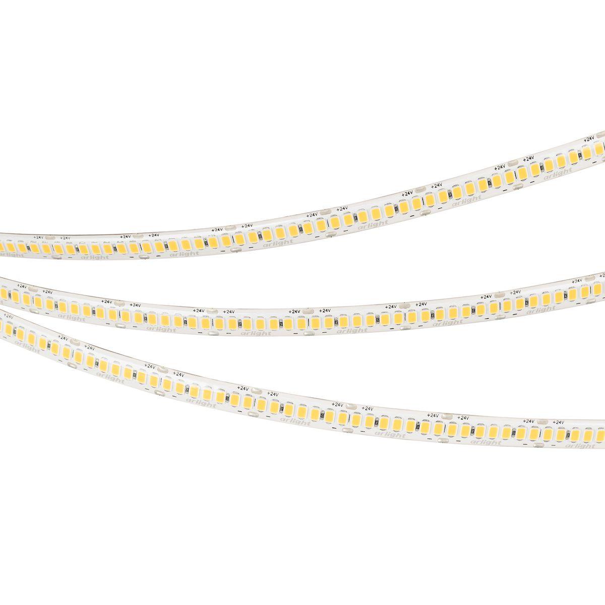 Светодиодная влагозащищенная лента Arlight 10W/m 80Led/m 2835SMD теплый белый 5M RTW-SE-A280-8mm 24V Warm2700 045560