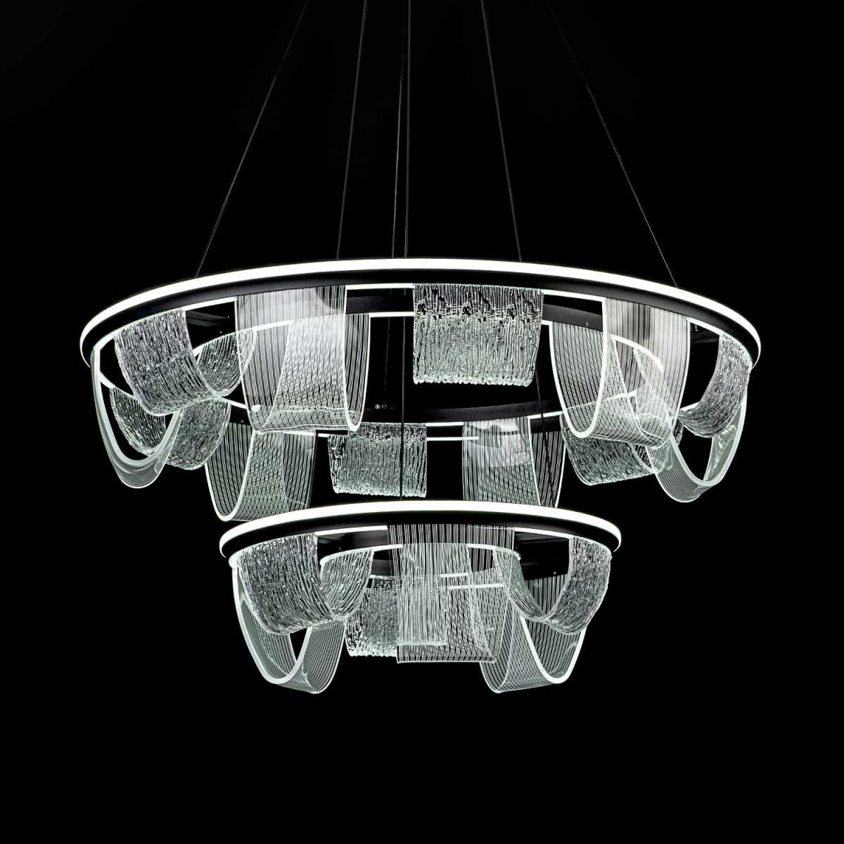 Подвесной cветильник LED4U L7706-800-460 BK