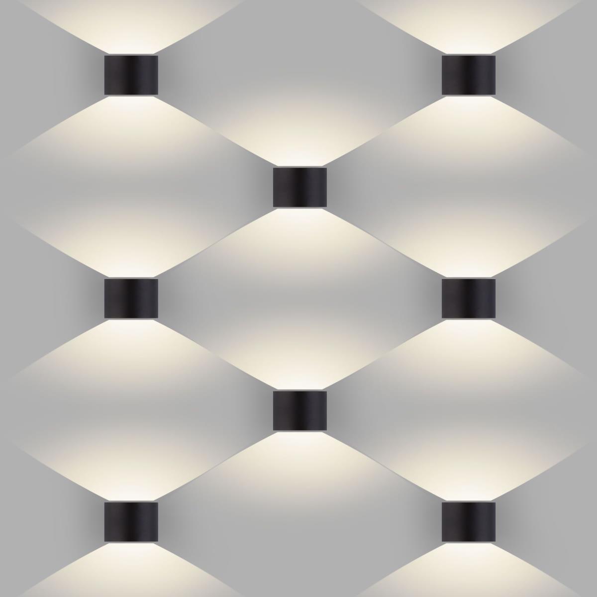Уличный настенный светодиодный светильник Elektrostandard 1518 Techno LED Blade черный a038828