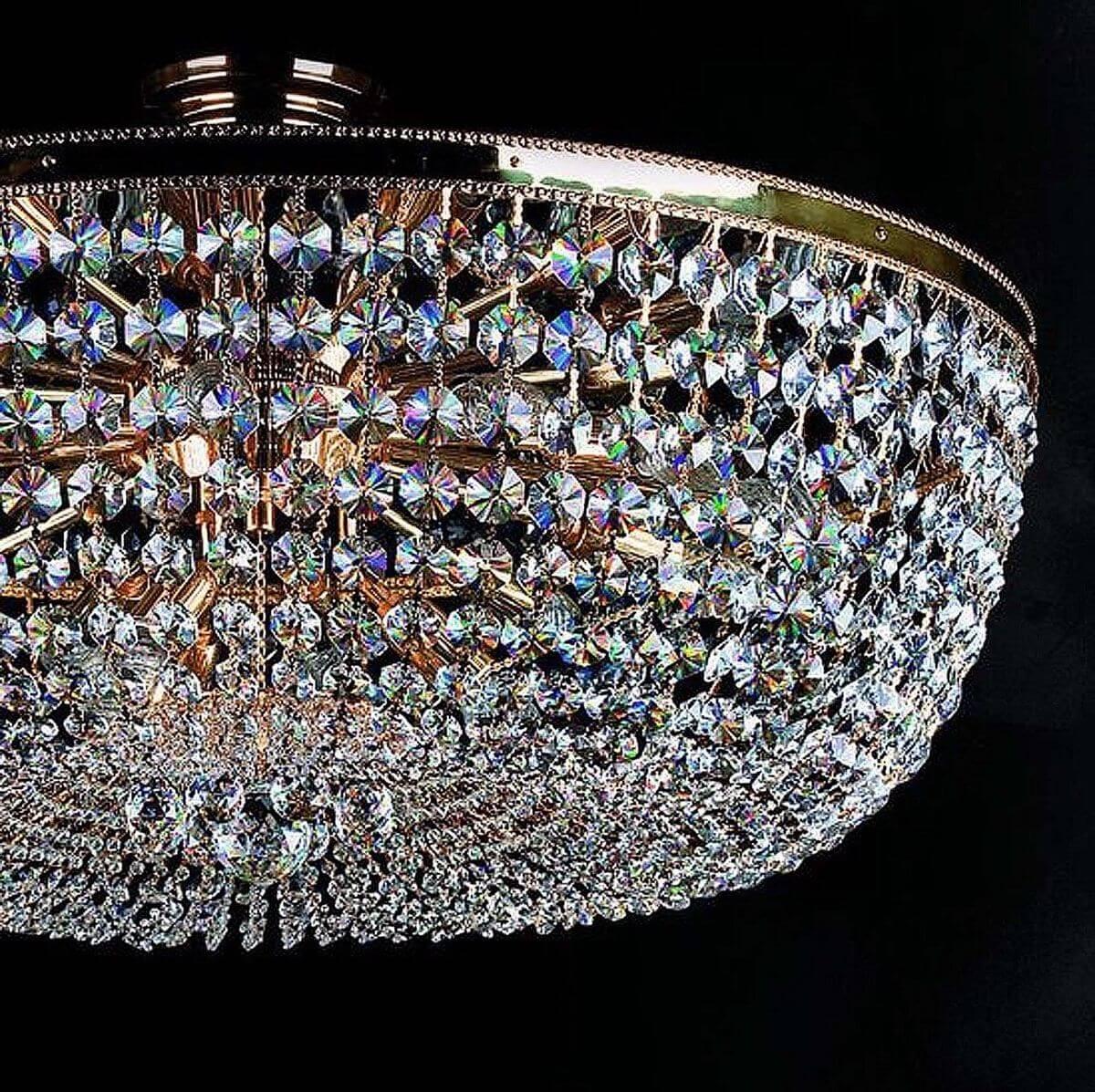 Потолочная люстра Artglass Gertruda Dia 800 Polished CE