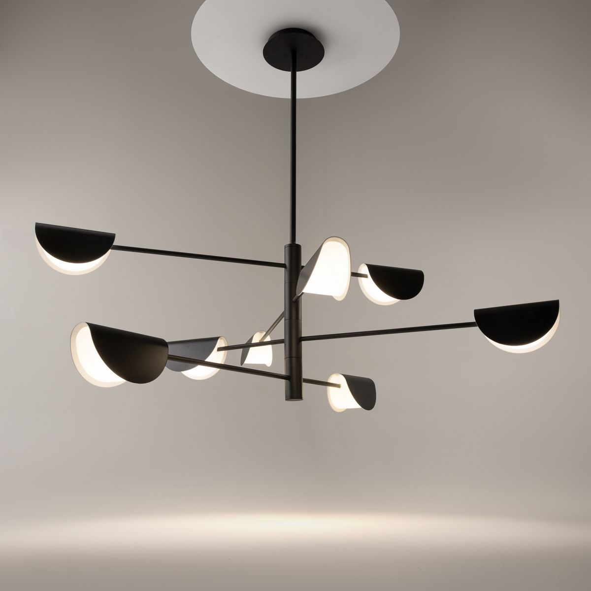 Подвесная люстра Maytoni Technical Mollis MOD126PL-08B