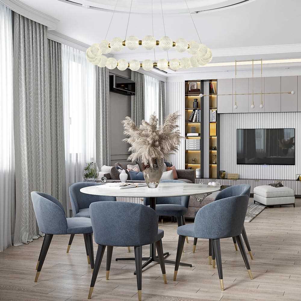 Подвесная светодиодная люстра Modelux Modestyle MS.8014.800 AB