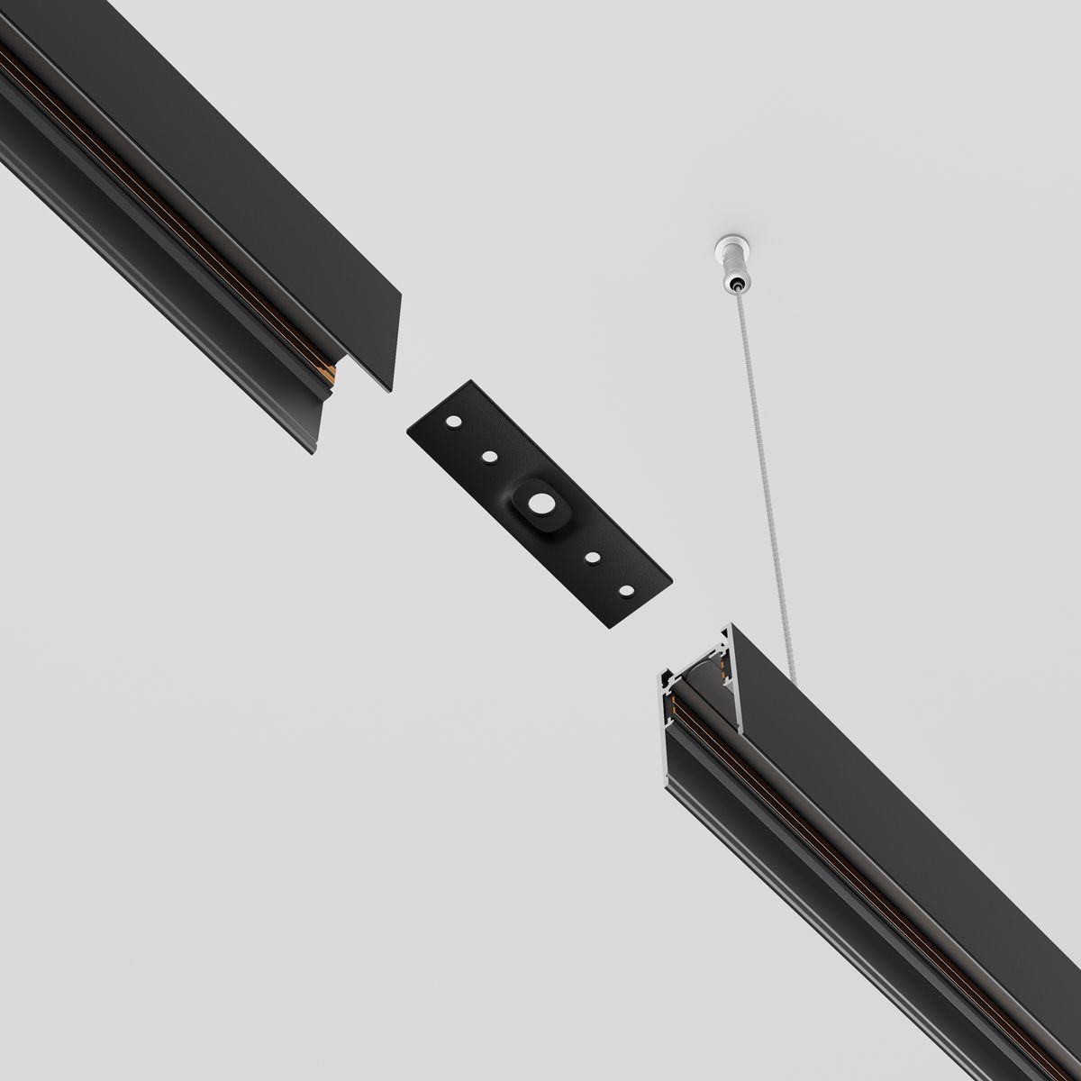 Пластина соединительная Maytoni Technical Exility Busbur TRA034C-21B