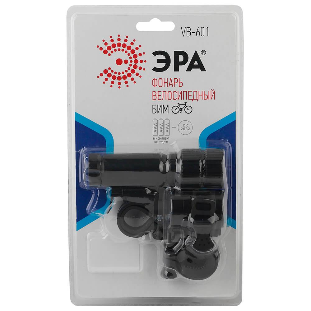 Велосипедный светодиодный фонарь ЭРА от батареек 80 лм (2 шт.) VB-601 Б0029194