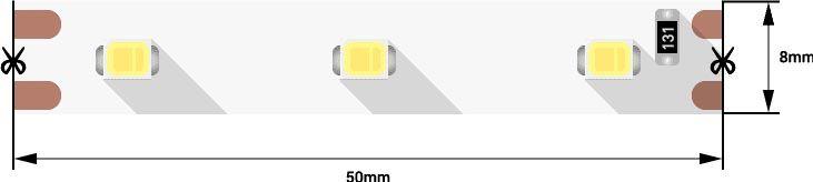Светодиодная лента SWG 4,8W/m 60LED/m 2835SMD зеленый 5M 002917
