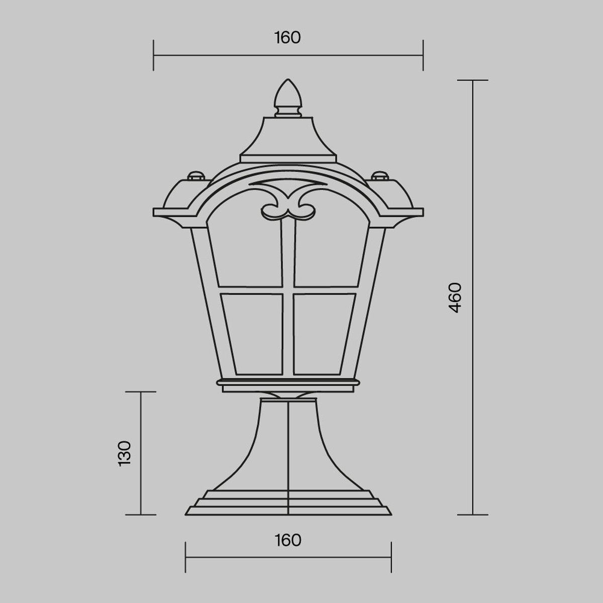 Ландшафтный светильник Maytoni Outdoor O413FL-01BZ