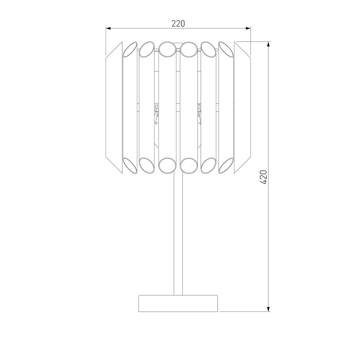 Настольная лампа Bogates Castellie 01106/3
