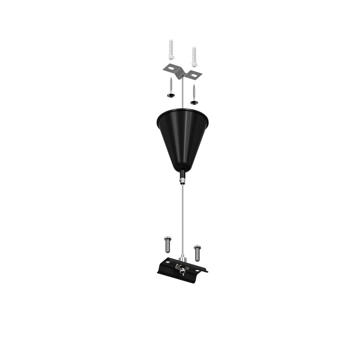 Подвесная система для треков Denkirs Solid Base TR1105-BK