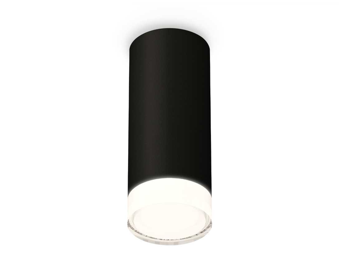 Комплект накладного светильника Ambrella light Techno Spot XS7443014 SBK/FR/CL черный песок/белый матовый/прозрачный (C7443, N7160)