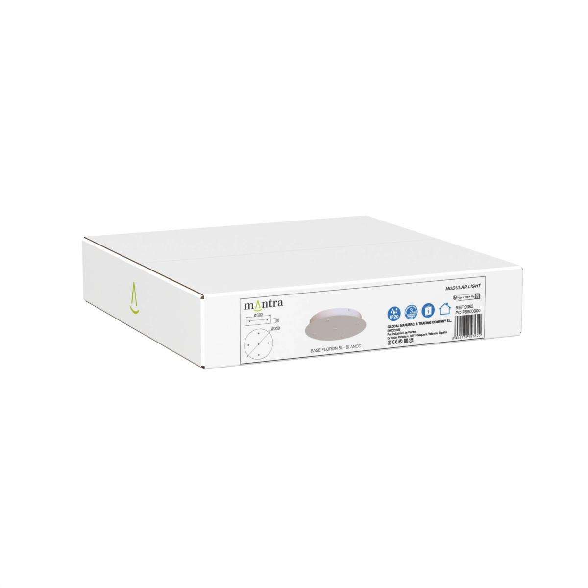Потолочное основание Mantra Modular Light Florones 9362