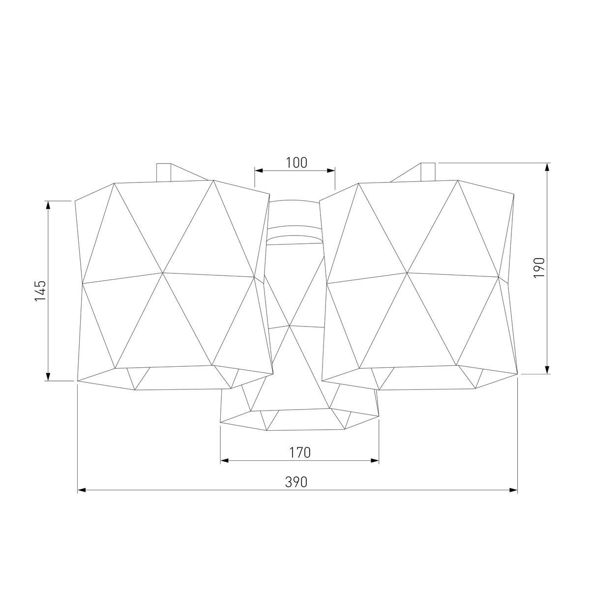 Потолочная люстра TK Lighting 3248 Siro White