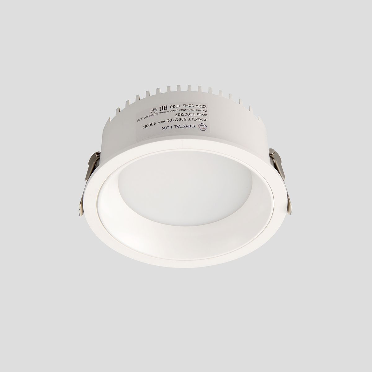 Встраиваемый светодиодный светильник Crystal Lux CLT 529C105 WH 4000K