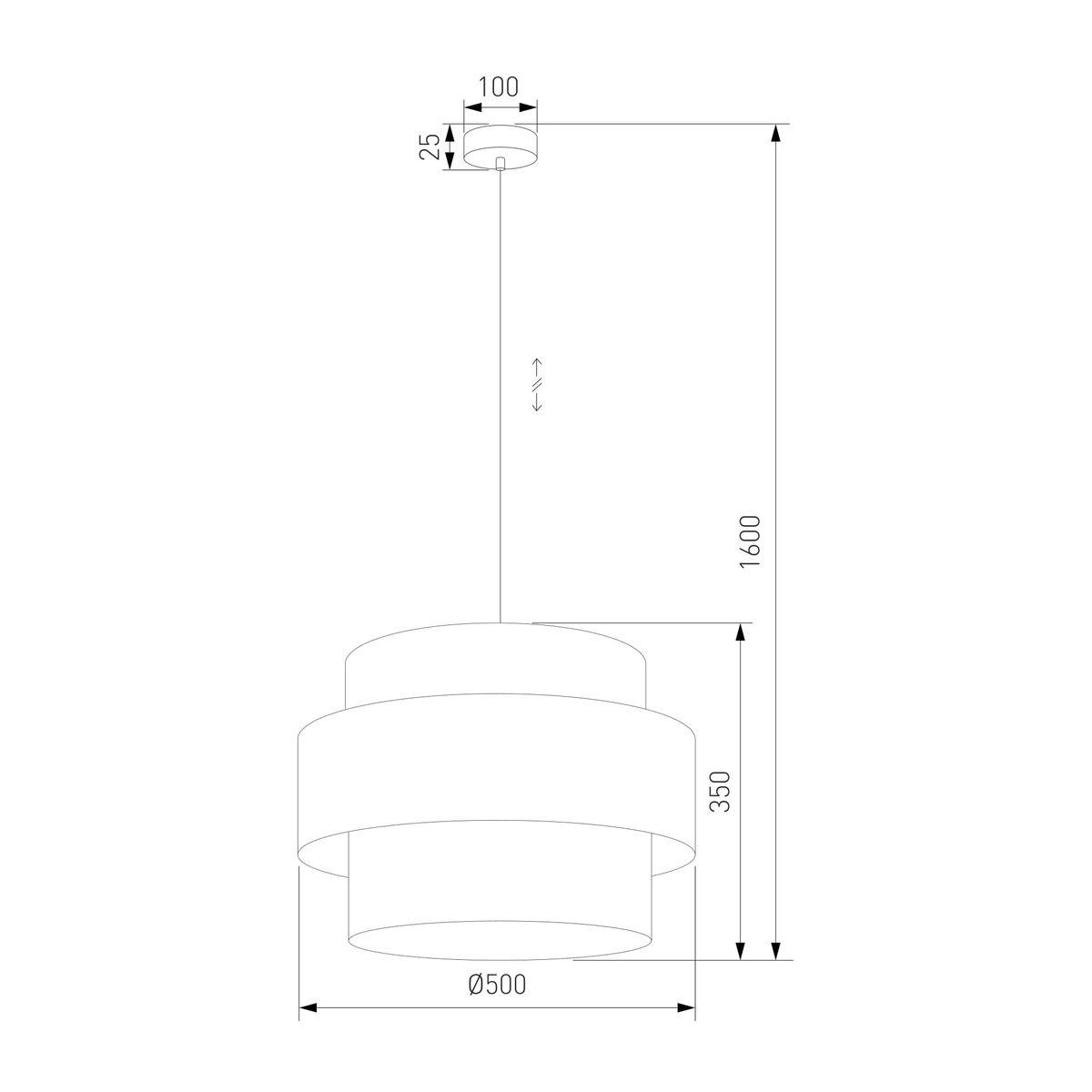 Подвесной светильник TK Lighting 5419 Calisto