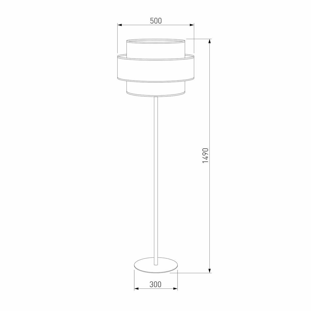 Торшер TK Lighting 6451 Trio
