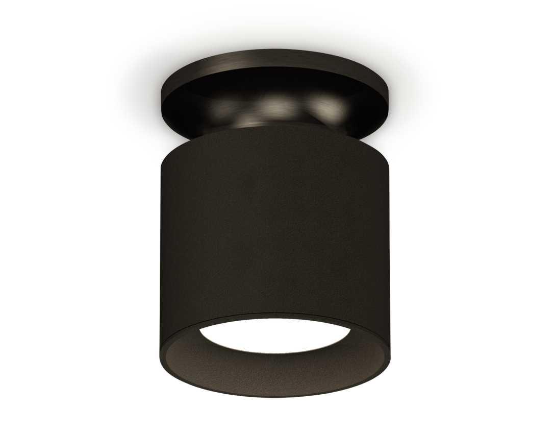Комплект накладного светильника Ambrella light Techno Spot XS7402063 SBK/PBK черный песок/черный полированный (N7926, C7402, N7021)