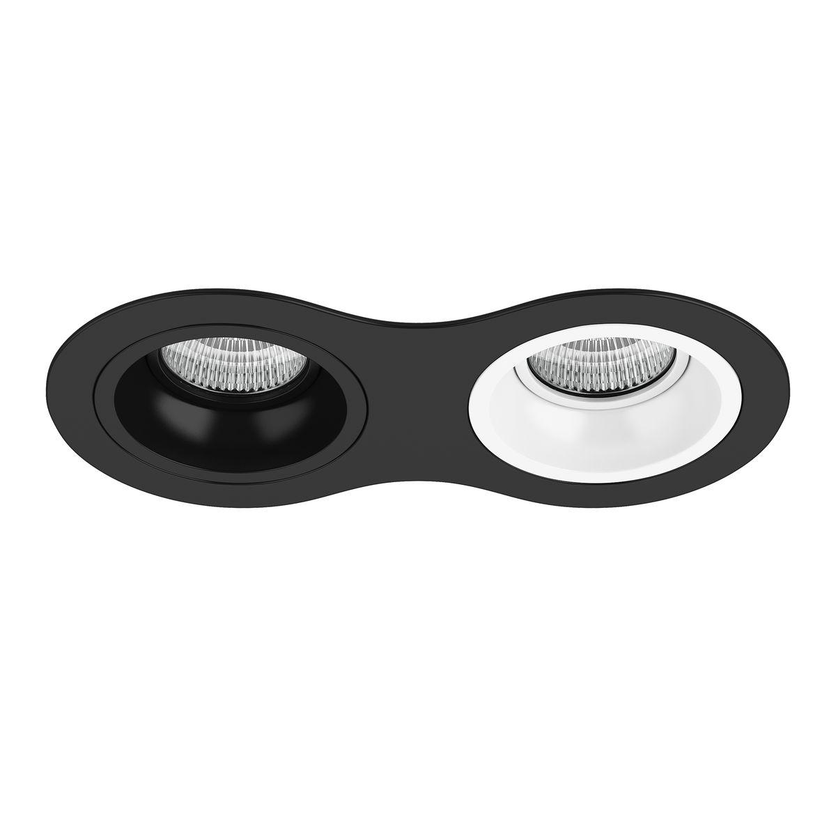 Комплект из светильников и рамки Lightstar Domino Round (214627+214606+214607) D6270607