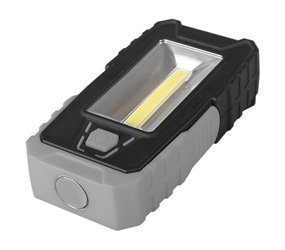 Рабочий светодиодный фонарь ФАZA от батареек 150 лм 117х57 WL2-L2W/L03-gy