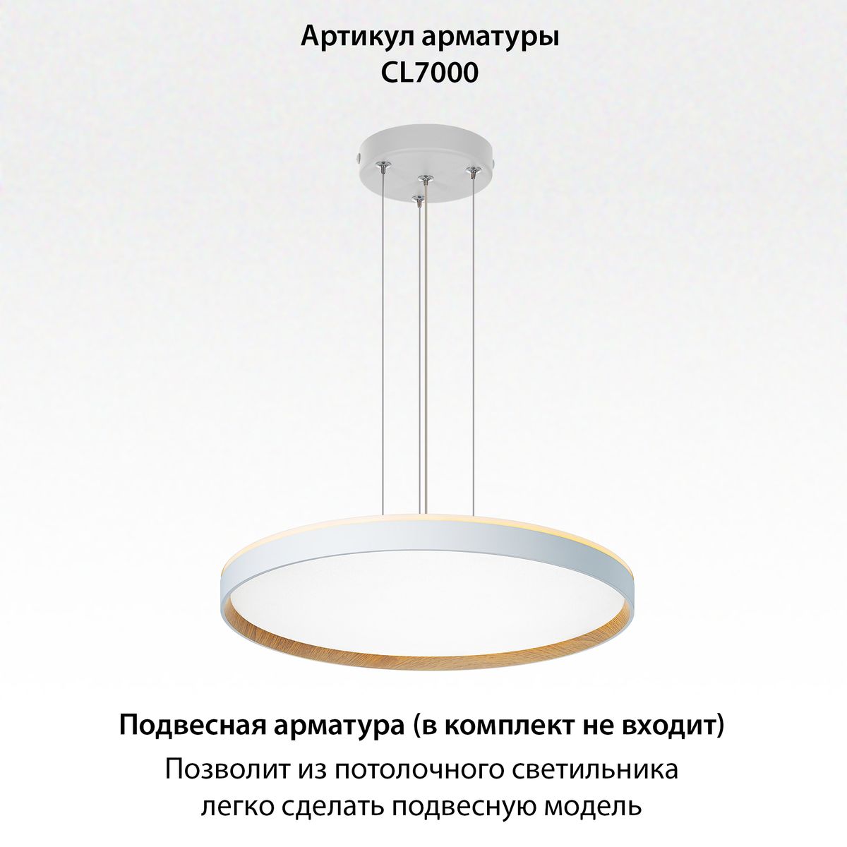 Потолочный светодиодный светильник Citilux Etalon CL750500R