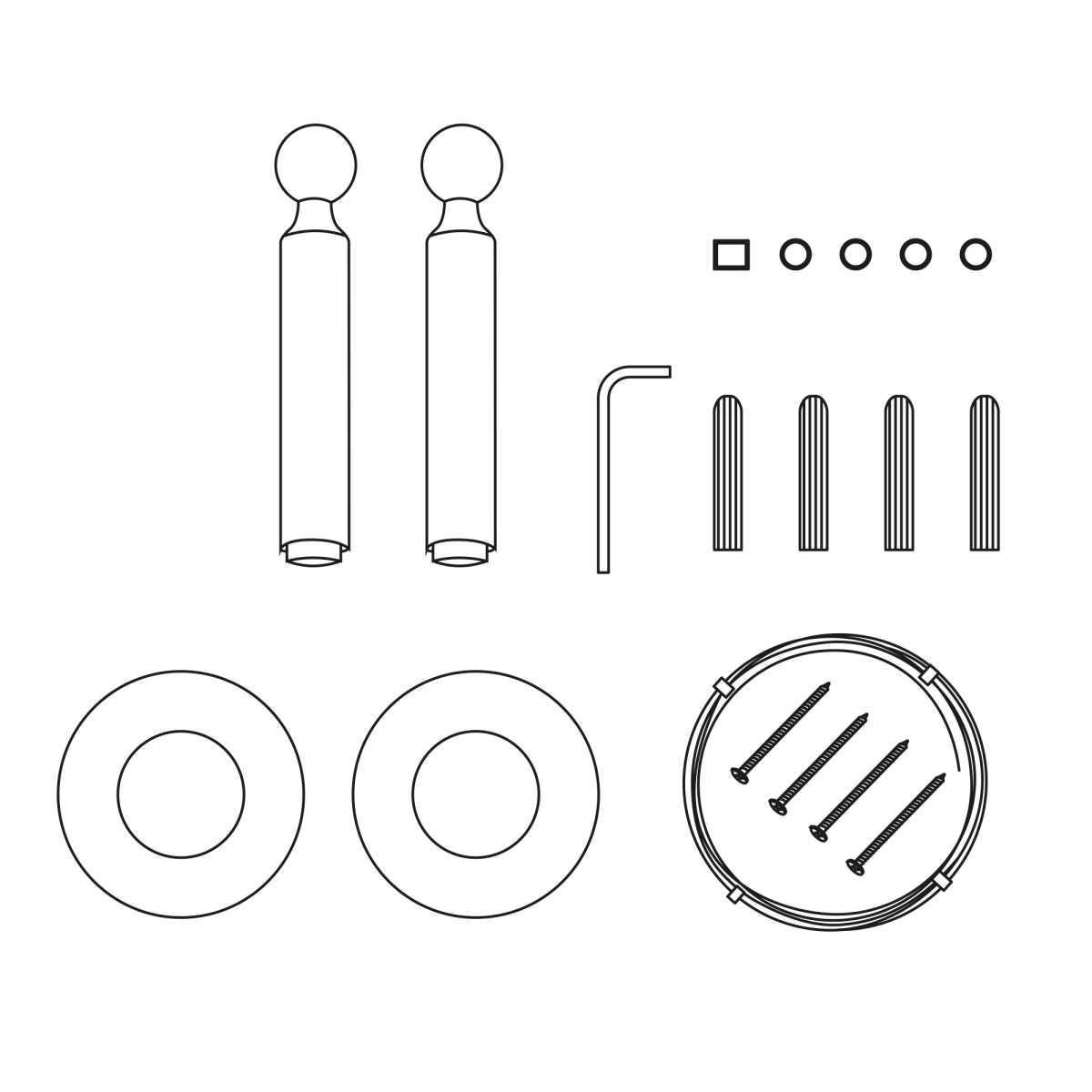 Монтажный комплект ST Luce ST963.409.00