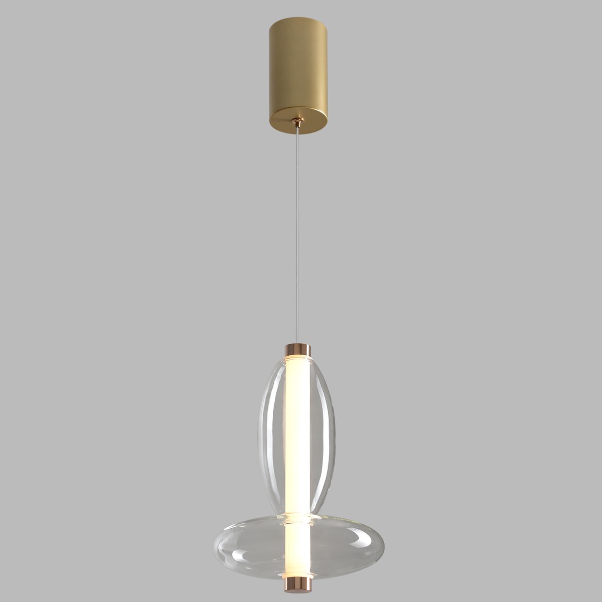 Подвесной светодиодный светильник Crystal Lux Quasar SP10W Led Transparent