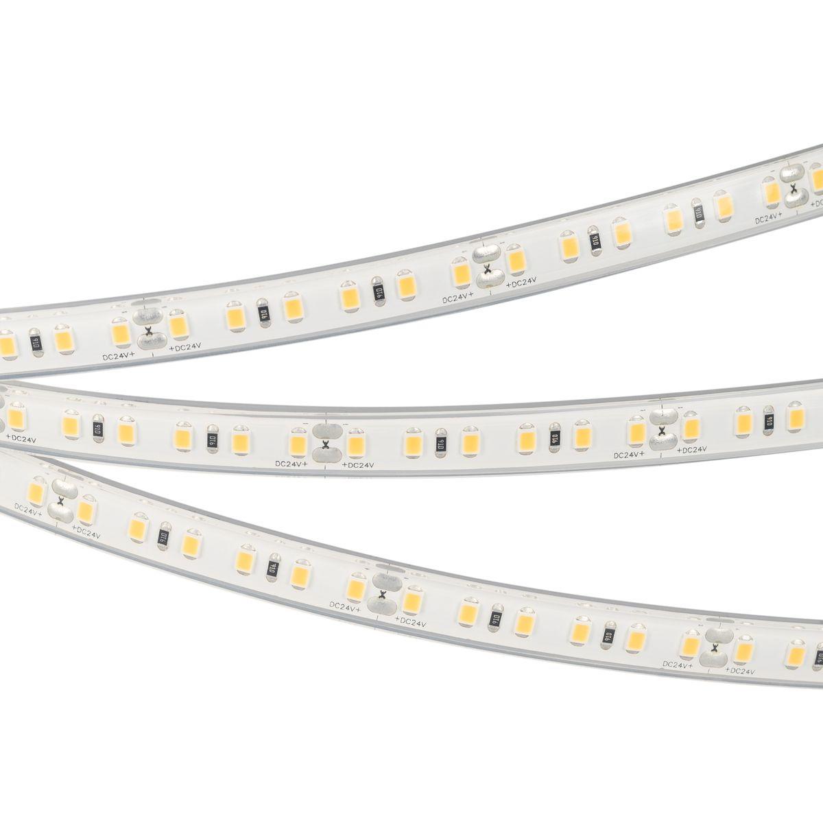 Светодиодная влагозащищенная лента Arlight 8W/m 120Led/m 2835SMD холодный белый 5M RTW-PU-A120-10.5mm 24V White6000 029391(3)