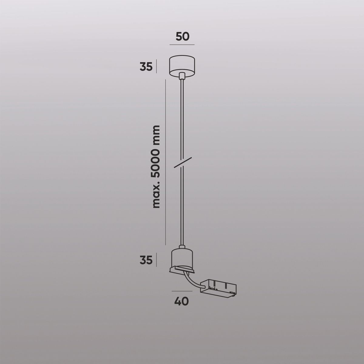 Подвод питания Denkirs Smart Base TR2124-WH