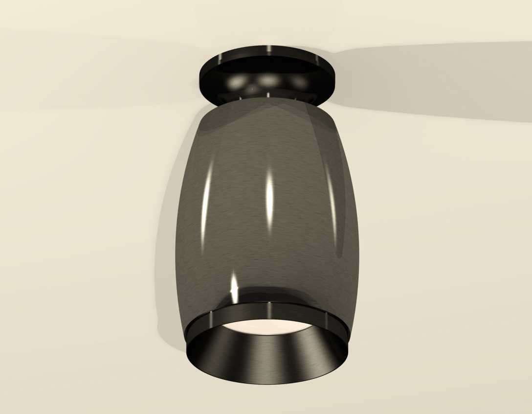Комплект накладного светильника Ambrella light Techno Spot XS1123042 DCH/PBK черный хром/черный полированный (N6902, C1123, N7031)