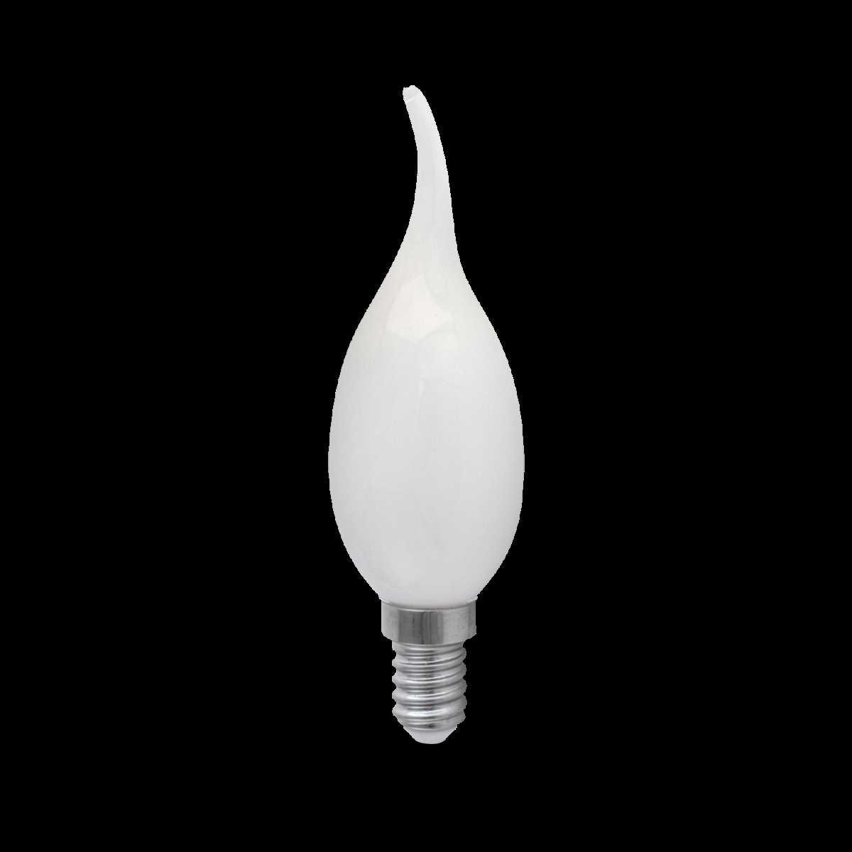 Лампа светодиодная филаментная Gauss E14 5W 2700К матовая 104201105