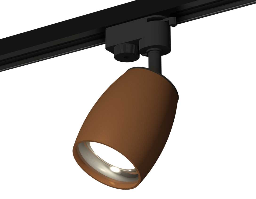 Комплект трекового светильника Ambrella light Track System XT1124032 SCF/PSL кофе песок/серебро полированное (A2521, C1124, N7012)