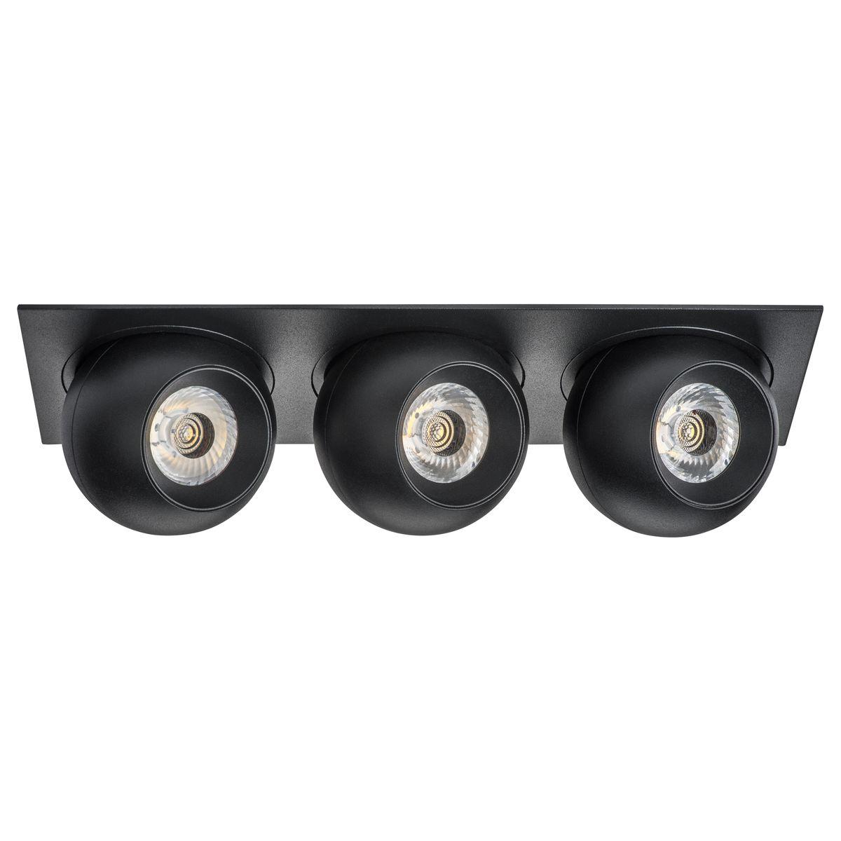 Комплект из светильника и рамки Lightstar Intero Ball (217537+217072+217072+217072) i537727272