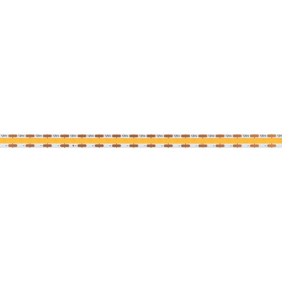 Светодиодная лента Arlight 9W/m 400LED/m CSP теплый белый 2,5М COB-X400-8mm 12V Warm3500 044588