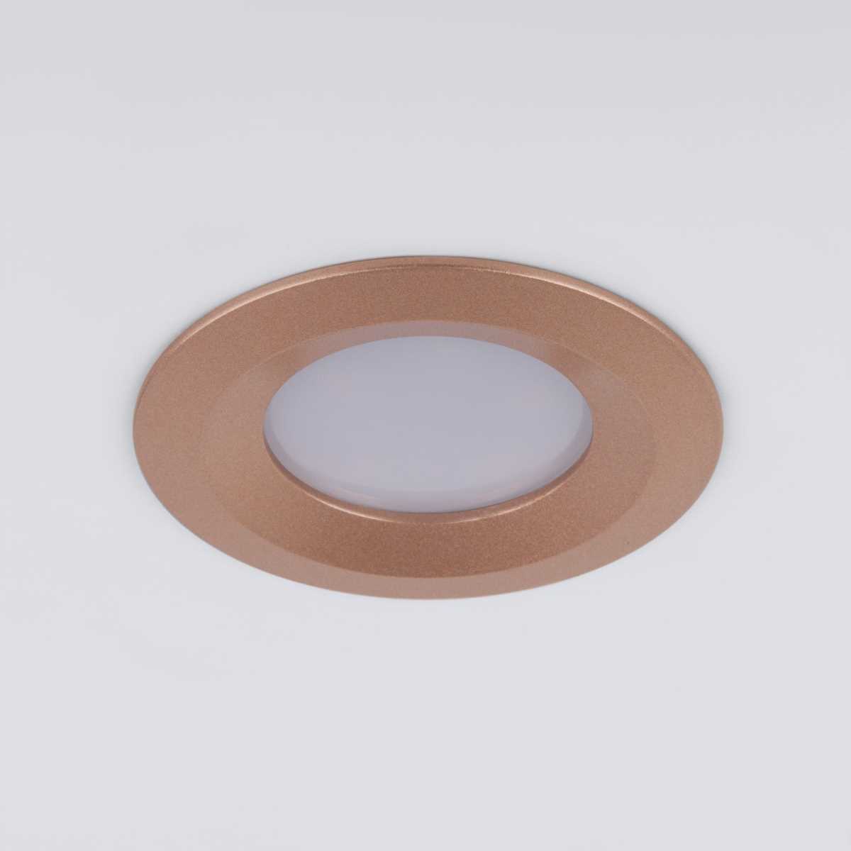 Встраиваемый светильник Elektrostandard 110 MR16 золотой a053333