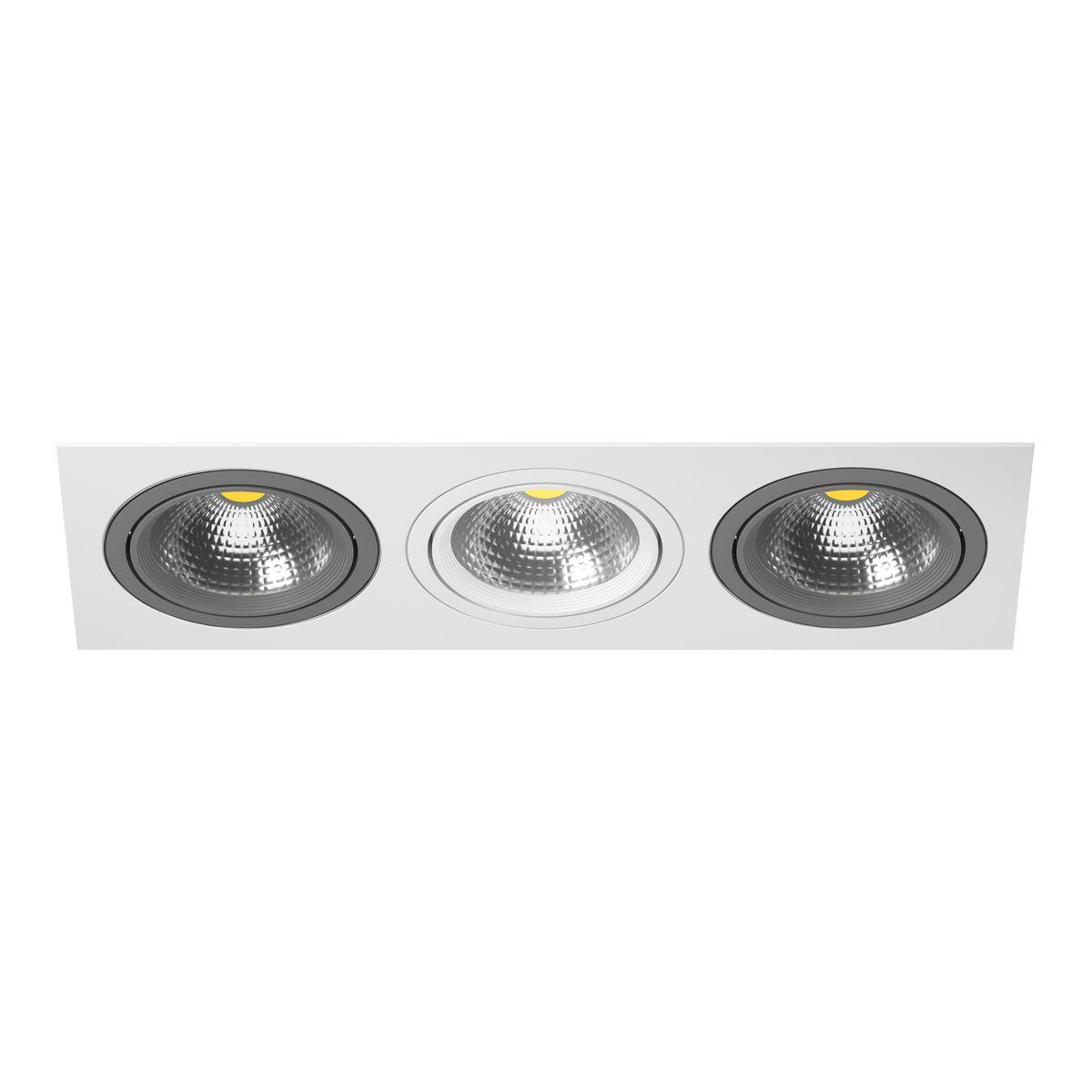Комплект из светильника и рамки Lightstar Intero 111 (217836+217909+217906+217909) i836090609